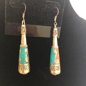 Beautiful handmade silver earrings